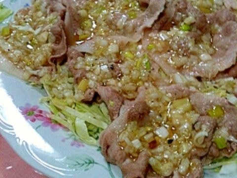 豚肉でさっぱりヘルシー ネギ塩ダレかけ レシピ 作り方 By Louis1226 楽天レシピ